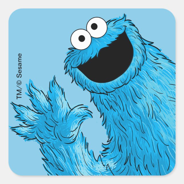 Monster at the End of this Story | Cookie Square Sticker (Front)