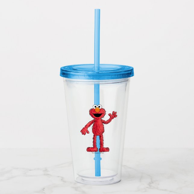 Monster at the End of this Story | Cutie Elmo Acrylic Tumbler (Front)