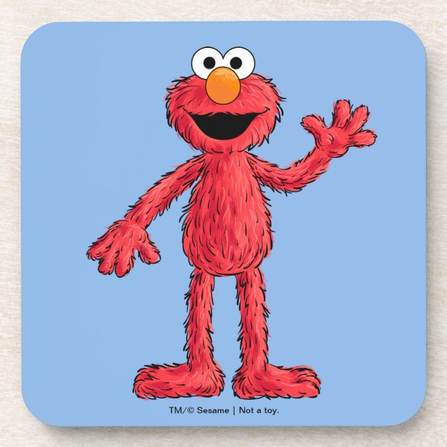 Monster at the End of this Story | Cutie Elmo Beverage Coaster (Front)