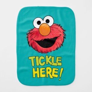 Monster At the End of this Story Elmo Baby Burp Cloth