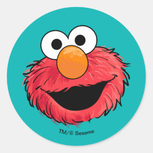 Monster At the End of this Story   Elmo Classic Round Sticker
