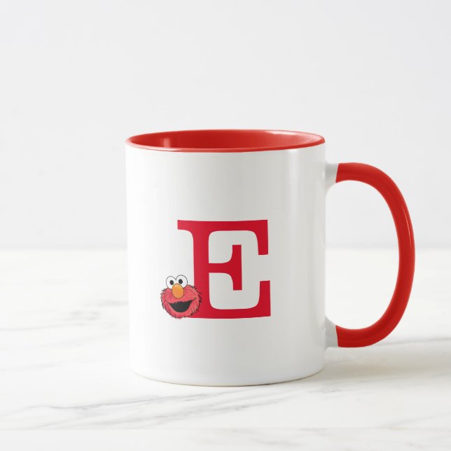 Monster At the End of this Story | Elmo Monogram E Mug (Right)
