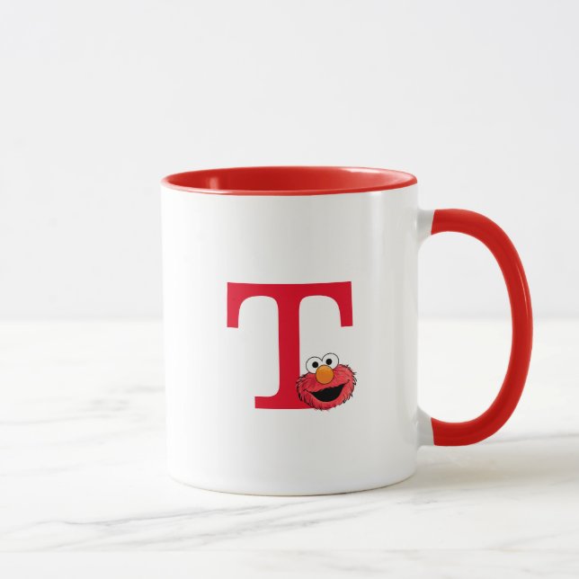 Monster At the End of this Story | Elmo Monogram T Mug (Right)
