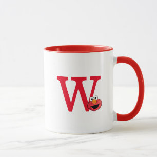 Monster At the End of this Story Elmo Monogram W Mug