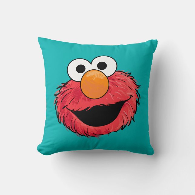 Monster At the End of this Story | Elmo Throw Pillow (Front)