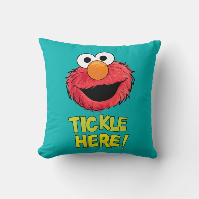 Monster At the End of this Story | Elmo Throw Pillow (Front)