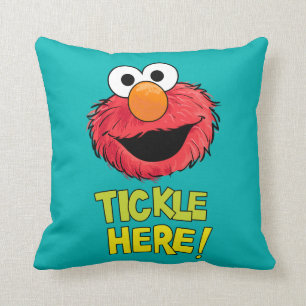 Monster At the End of this Story Elmo Throw Pillow