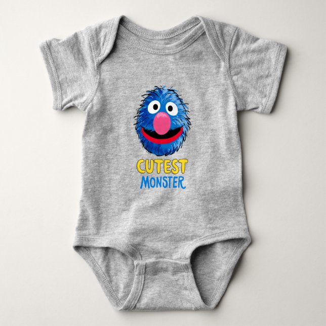 Monster at the End of this Story | Grover Baby Bodysuit (Front)