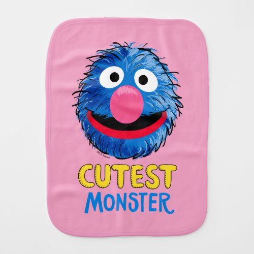 Monster at the End of this Story  Grover Baby Burp Cloth