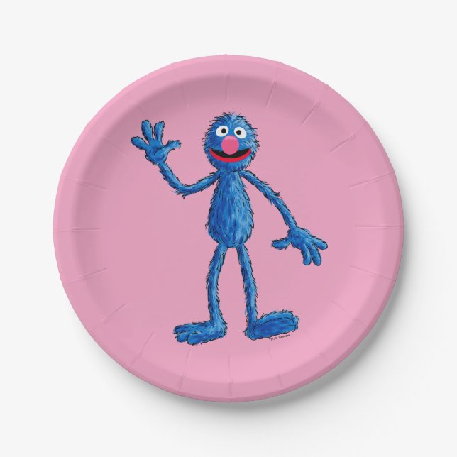 Monster at the End of this Story | Grover Paper Plates (Front)
