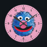 Monster at the End of this Story | Grover Round Clock<br><div class="desc">Check out this cute Sesame Street artwork featuring Grover in a design from the children's show The Monster at the End of This Story with is origin from the popular book The Monster at the End of This Book. © 2021 Sesame Workshop. www.sesamestreet.org</div>