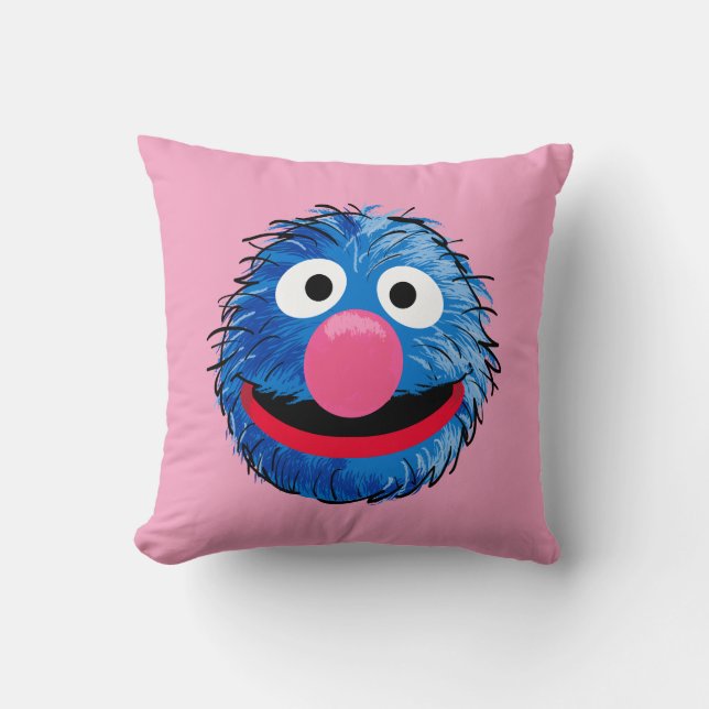 Monster at the End of this Story | Grover Throw Pillow (Front)