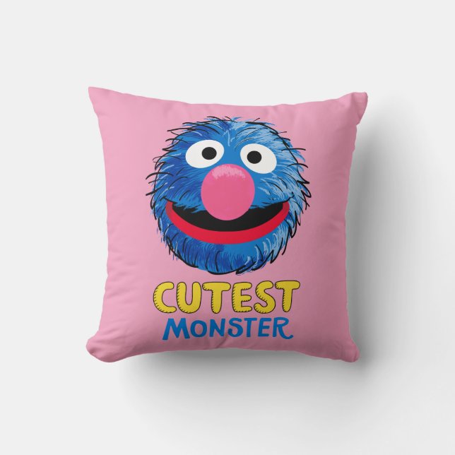 Monster at the End of this Story | Grover Throw Pillow (Front)