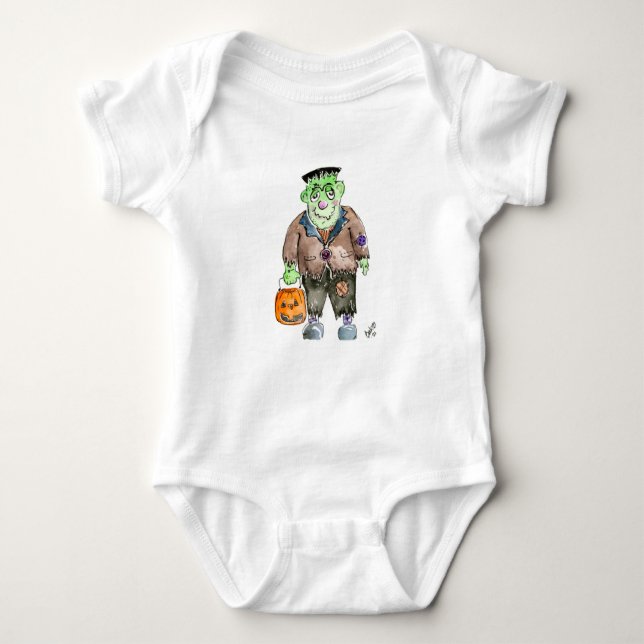 Monster Baby Onsie Baby Bodysuit (Front)