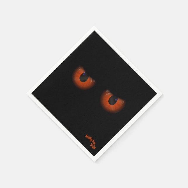 Monster Bash Halloween Napkins (Corner)