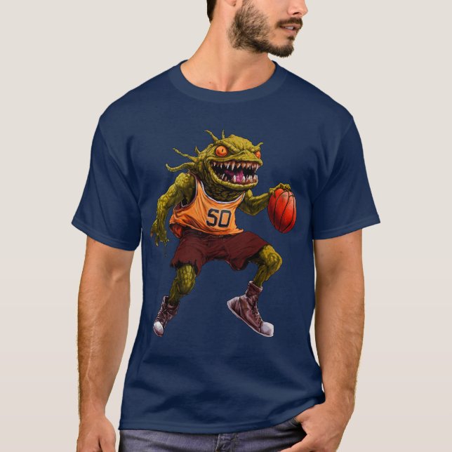 Monster Basketball Player / Basketball Monster T-S T-Shirt (Front)