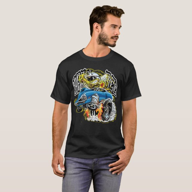 Monster Bee Hot Rod T-Shirt (Front Full)