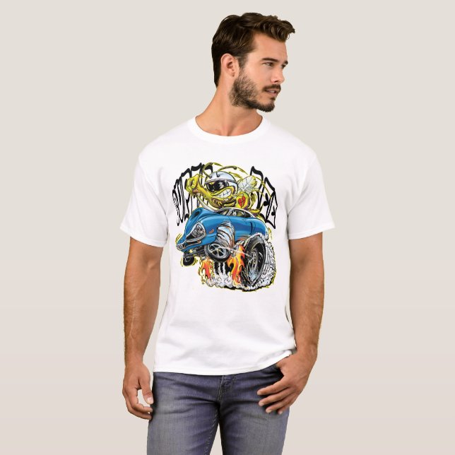 Monster Bee Hot Rod T-Shirt (Front Full)