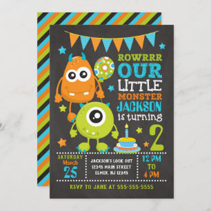 Monster Birthday Invitation / Any Age