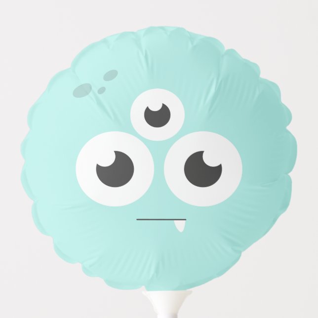 Monster Birthday Party Balloon (Front)