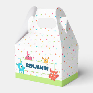 Monster Birthday Party Favor Boxes