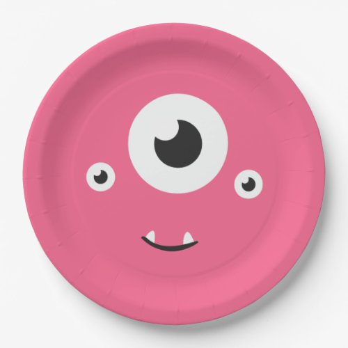 Monster Birthday Party Paper Plates