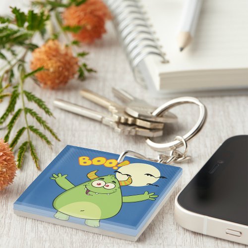 Monster Boo Keychain