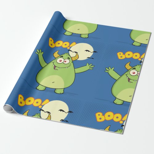 Monster Boo Wrapping Paper