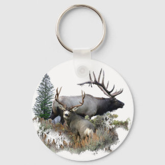 Monster bull trophy buck keychain