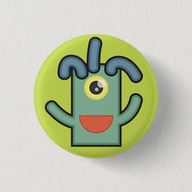 Monster Button: Noodle Button (Front)
