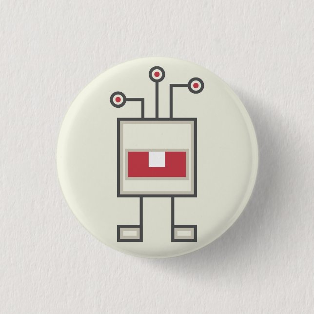 Monster Button: Robot Button (Front)