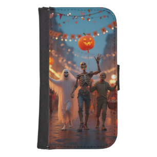  Monster Carnival, Halloween, Author Natasha Us   Galaxy S4 Wallet Case