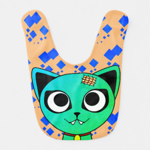 Monster Cat Cute Baby Bib Sweet Funny
