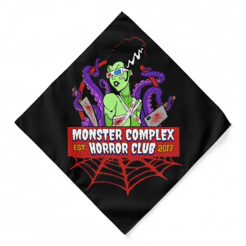 MONSTER COMPLEX HORROR CLUB LOGO BANDANA