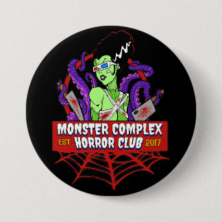 MONSTER COMPLEX HORROR CLUB MAIN LOGO BUTTON/PIN BUTTON