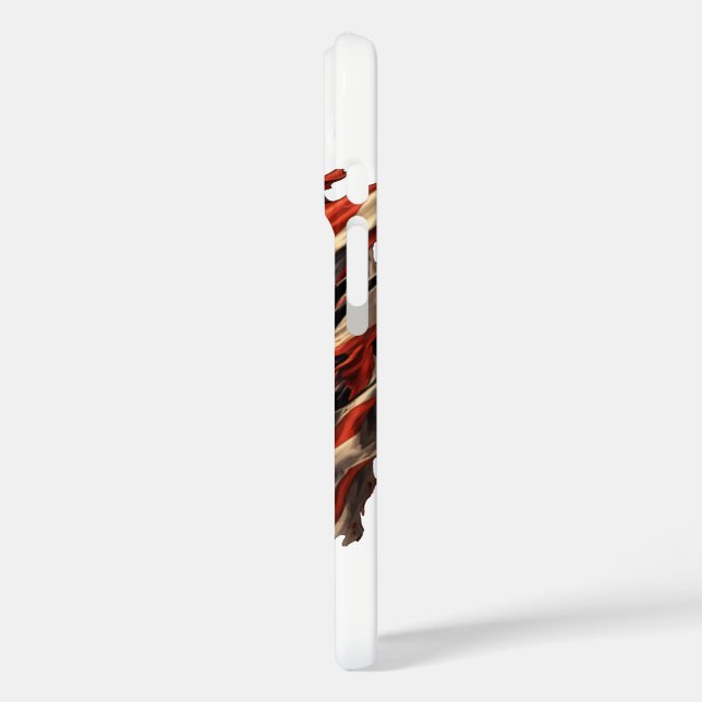 Monster, Creature, American Flag, USA, Scary, Claw Case-Mate iPhone Case (Back / Left)