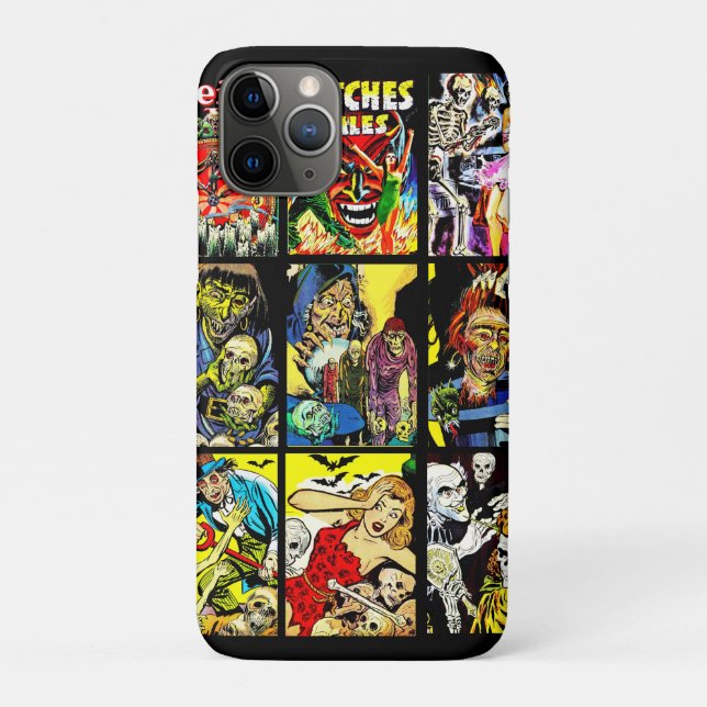 monster creatures witches zombies horror art Case-Mate iPhone case (Back)