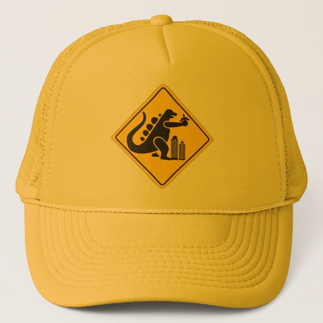 Monster Crossing Trucker Hat (Front)