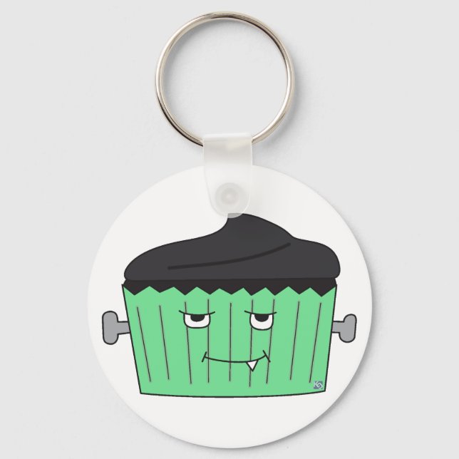 Monster Cupcake Keychain (Front)