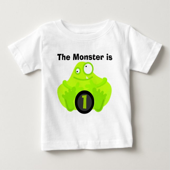 Monster Customizable Birthday Tshirts (Front)