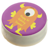 Monster Cute Kids Birthday Party Theme Chocolate Covered Oreo (Angled)