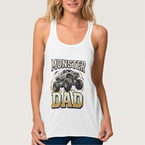Monster Dad Monster Truck Vintage Vector Shirt Des