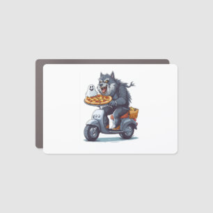 Monster Delivery Service Car Magnet