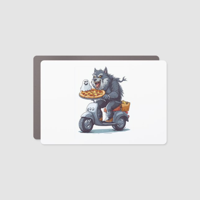  Monster Delivery Service Car Magnet (Front)