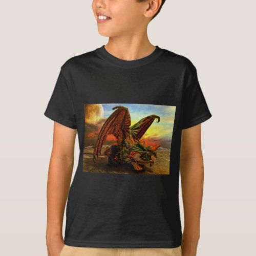 monster dragon T_shirt