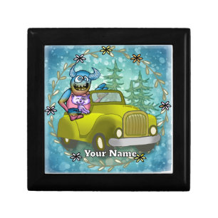 Monster Driving Car Gift Box