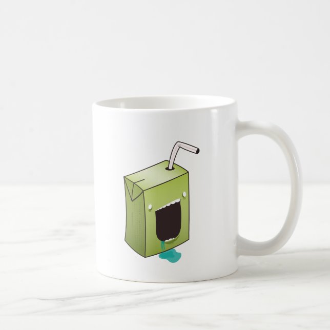 Monster drooling juice box coffee mug (Right)