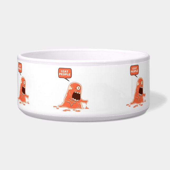 monster eat people bowl (Left)