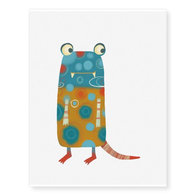 Monster Esme Temporary Tattoos (Front)