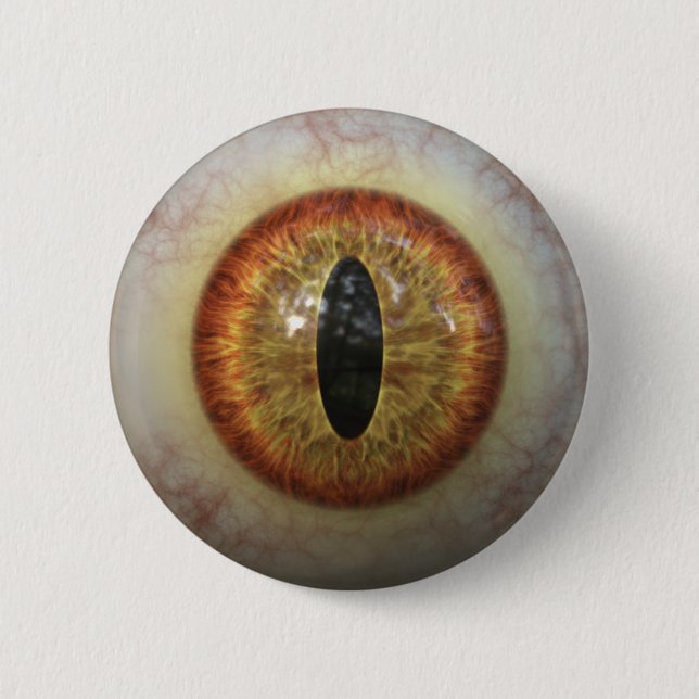 Monster Eye Pinback Button (Front)